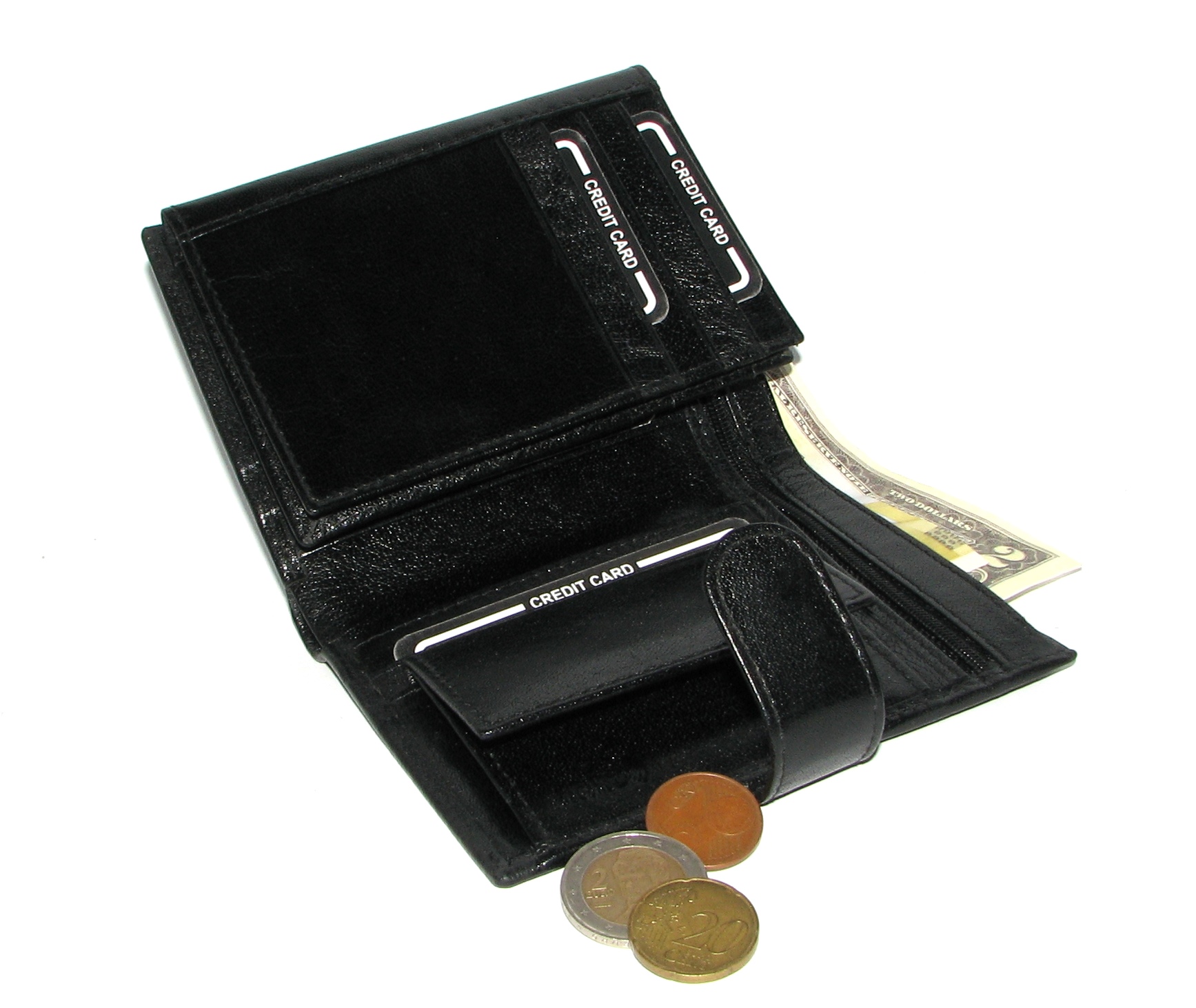 Кошелек мужской Pierre Andreus PW-013L-BTU BLACK Кошелек мужской Pierre Andreus PW-013L-BTU BLACK